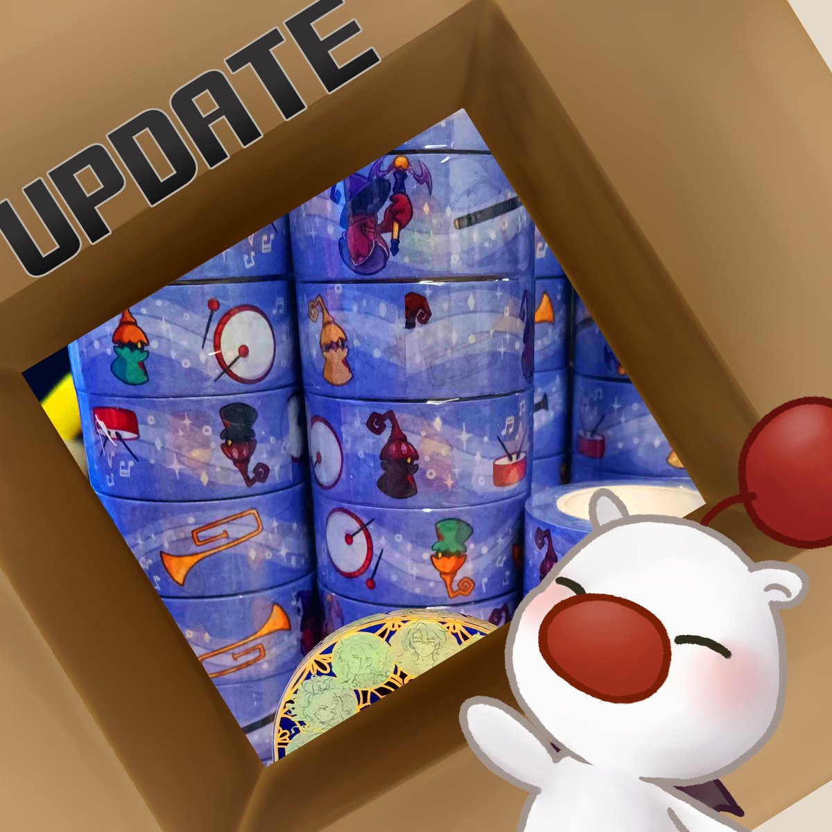 khxffzine's tweet photo. ♟️ PRODUCTION UPDATE📷 

We got this Washi tape for you to see! ♥️ 

Designed by: @hooitsclaire https://t.co/5zBUT55l6M