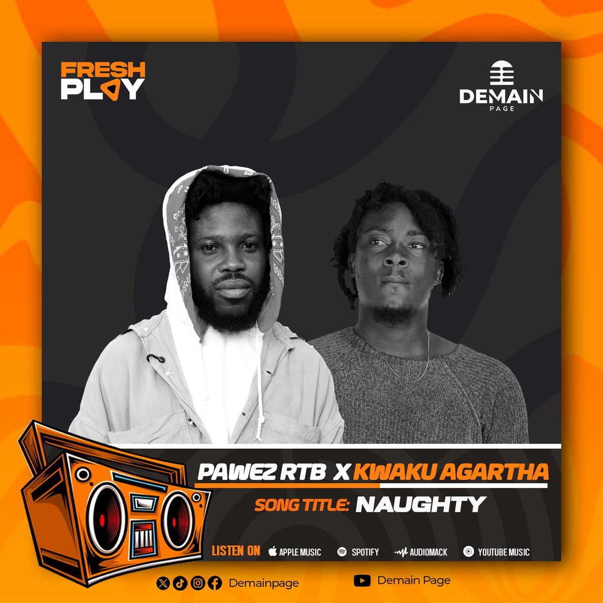 Fresh Music #Freshplay 🔥

#Naughty 😈 
<a href="/pawez_rtb/">Pawez RTB</a> x kwaku_agartha