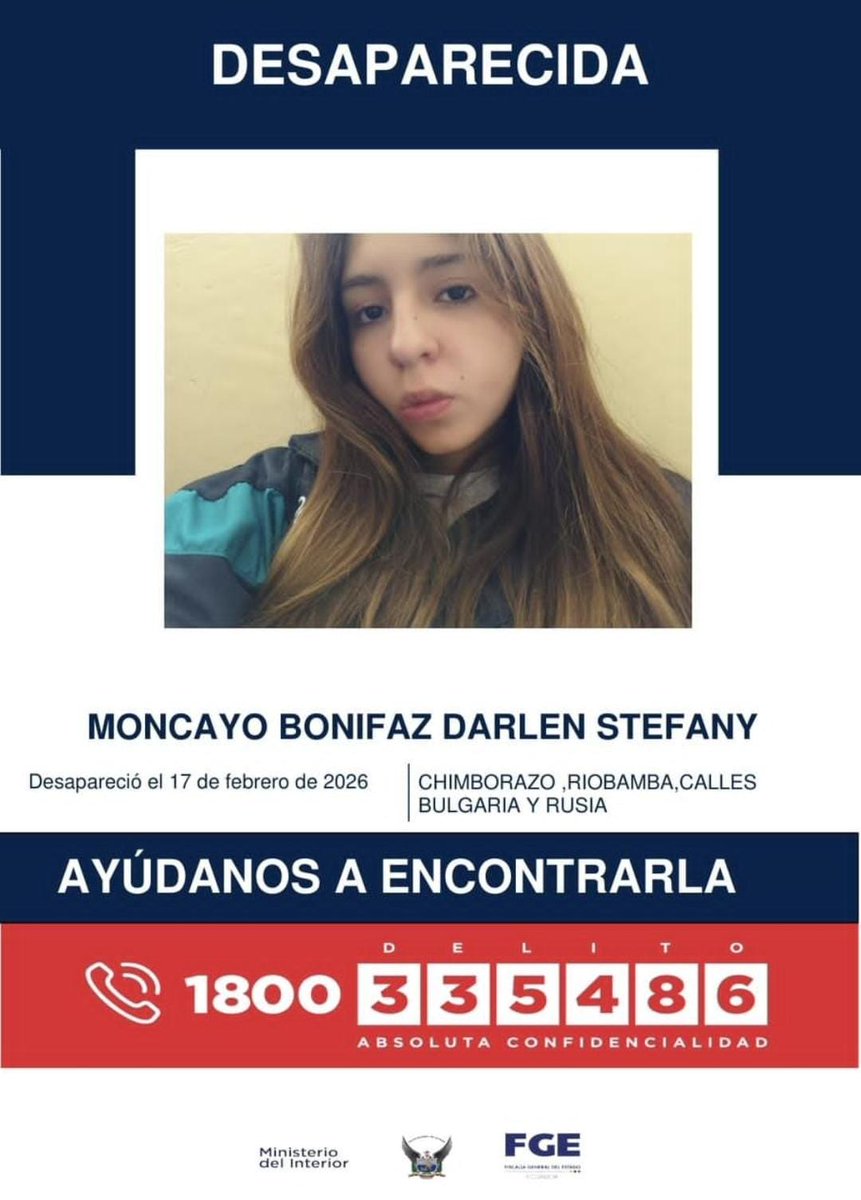 RT por favor es la hija de una amiga mía.