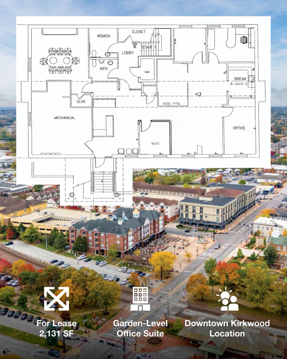 naidesco's tweet photo. FOR LEASE | 2,131 SF Garden-Level Office Suite located in the heart of Downtown Kirkwood with easy access to nearby amenities.

#NAIDESCO #CRE #forlease #kirkwood #StLouis https://t.co/FQn2jsM1O0
