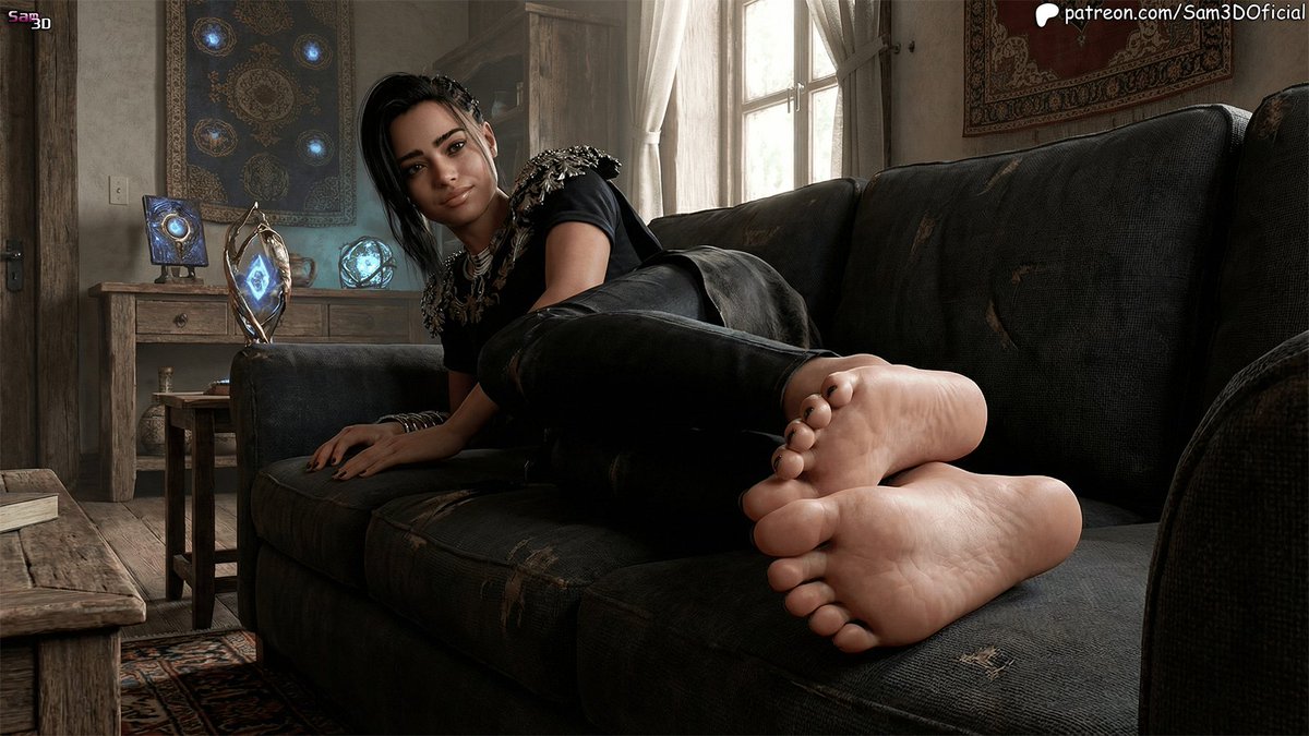 Sam3DOficial's tweet photo. Frey Holland | Forspoken👣 

Support me on Patreon and get access to high-resolution images + exclusive images that I don't post here.❤️‍🔥👇
https://t.co/2keGBfsAdO

TAGS: #FreyHolland #Forspoken #feet #Fetish #Soles #Toes #Barefoot #footfetısh #Sam3D https://t.co/2QhmI02xzS