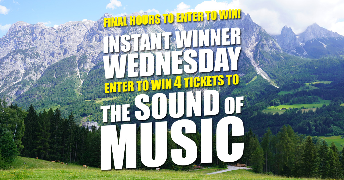 FINAL HOURS! ⏰ Last chance to win 4 tickets to The Sound of Music at the Fox Theatre in Detroit — Thursday, March 5 at 7:30 PM! 🎶

Enter now before it closes: candgnews.com/IWW_SoundMusic…