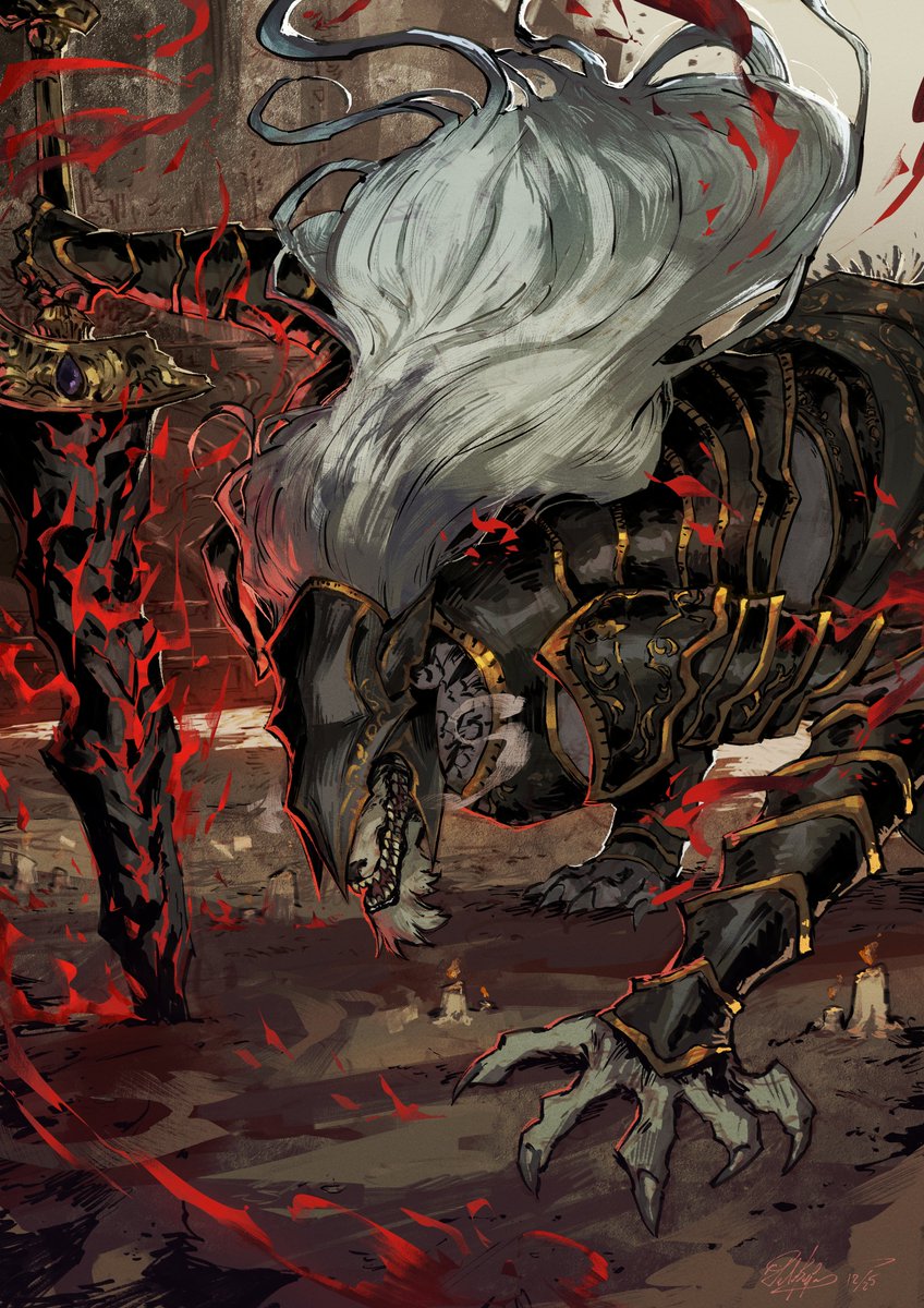 Maliketh, the black dog. 
#ELDENRING