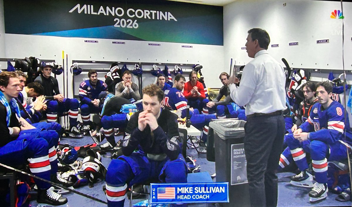 michaelFhurley's tweet photo. There’s something endearing about the best players in the world using a locker room that looks like it couldn’t fit a peewee team. https://t.co/gCnvXf154P