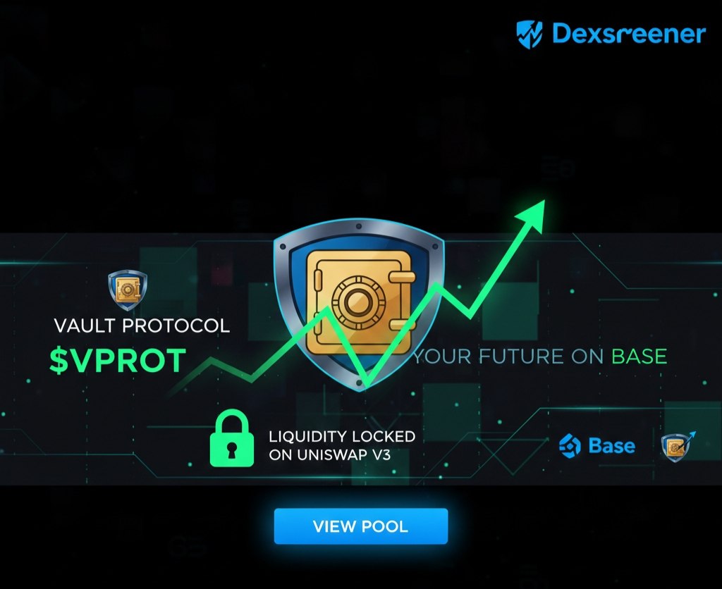 Bome_meme's tweet photo. 🚀 Vault Protocol $VPROT is officially trading!
​Secure your position in the most protected vault on @base. 🛡️

​🔹 Buy on Uniswap: https://t.co/lDti3WQl3X

🔹 View Chart https://t.co/MObjzz5YiF 
​💎 Diamond hands only. Whitelist protect active!
​#Base #VPROT #Uniswap #CryptoGem https://t.co/xaMvFiJEaF