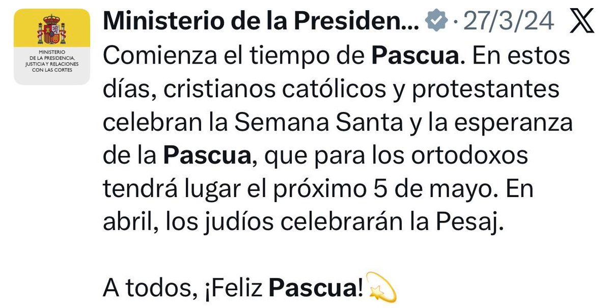 Félix Bolaños tweet media