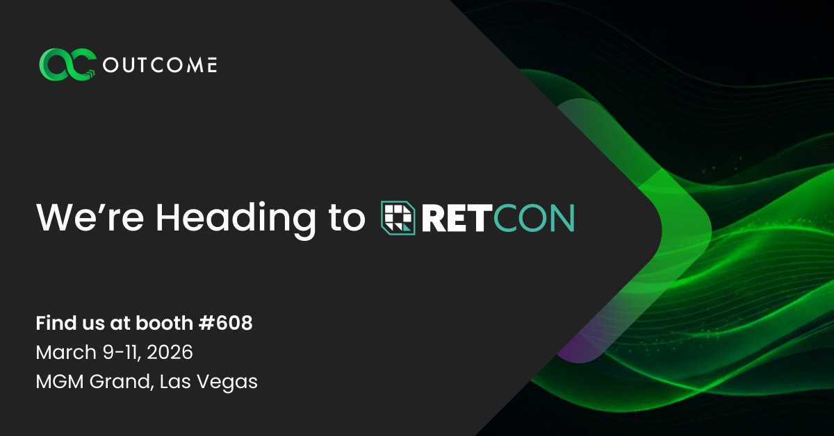 Outcome_AI's tweet photo. We're heading to @Retcon_USA March 9-11. Meet the Outcome team at booth 608 for a live demo. See how our #AI-enabled #workflows automate routine tasks and turn your data into actionable intelligence, reports, and outcomes that drive your business forward. 
#RETCON2026 #AIforCRE https://t.co/6dajtKAbsU