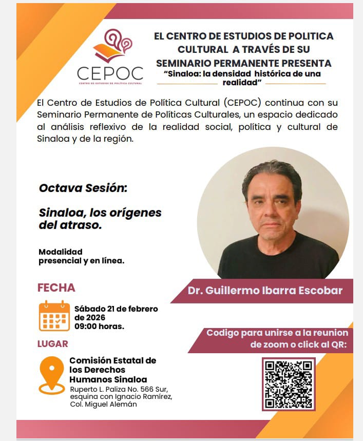 Penúltima sesión del seminario que coordino. Nos acompañará un estudioso de la región desde su densidad histórica, Guillermo Ibarra, abordando con rigor uno de los temas inaplazables para alentar la conversación pública informada y productiva.