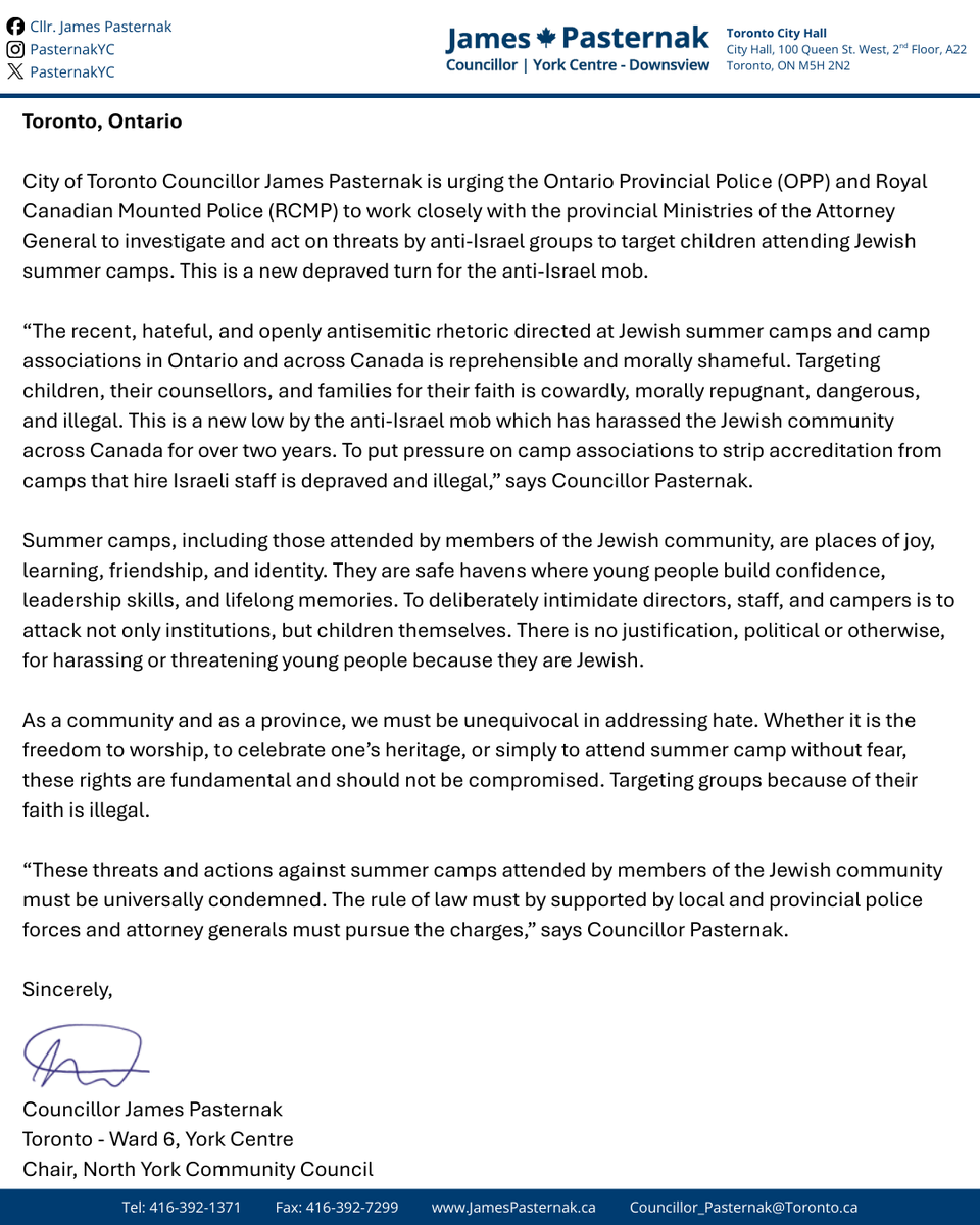 James Pasternak tweet media