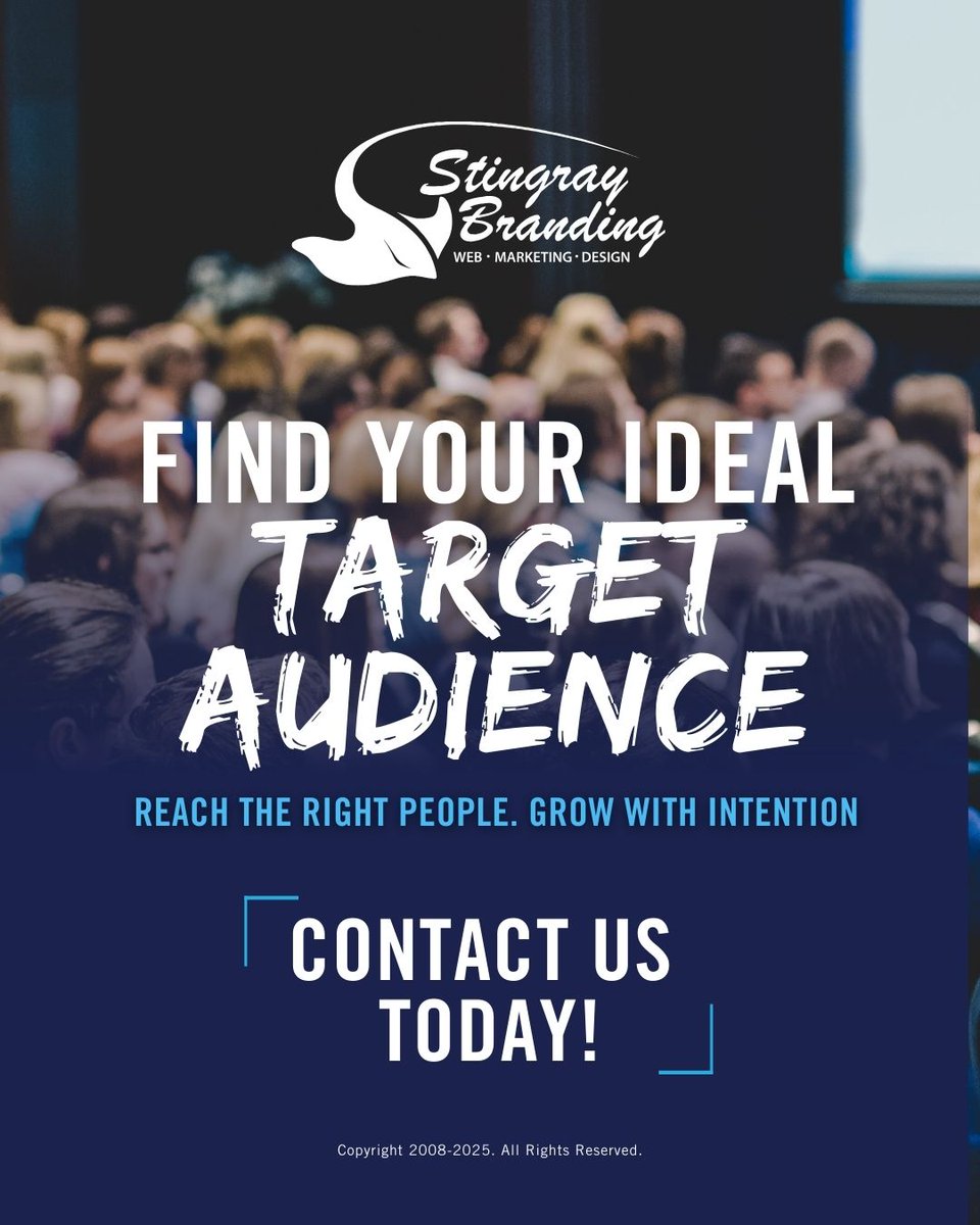 🎯 Find your ideal audience and grow with intention. Smart targeting drives real results 📈

👉 Contact us today
🔗 bit.ly/34mfU33 

#MarketingStrategy #BusinessGrowth #DigitalMarketing #StingrayBranding