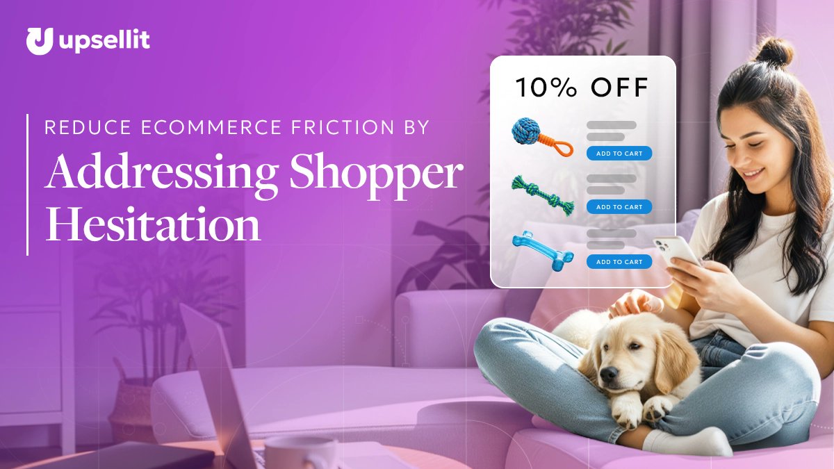 Upsellit's tweet photo. Most shoppers don’t leave your website because they’re uninterested. They leave when doubt sets in. Learn how to reduce ecommerce friction and turn hesitation into conversions: https://t.co/mJdTBPtfEe #ecommerce #marketingblog https://t.co/8Rb0jw0ldE