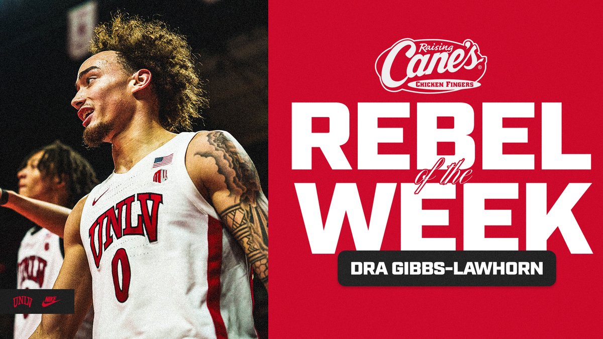 UNLVathletics's tweet photo. Congrats to @TheRunninRebels Dra Gibbs-Lawhorn on being named the Raising Cane's Outstanding Rebel of the Week‼️The junior averaged 30 points per game in wins over San Jose State and Boise State🏀🤩

📰: https://t.co/vmlVYvsV2u https://t.co/uFyUxhLvJJ