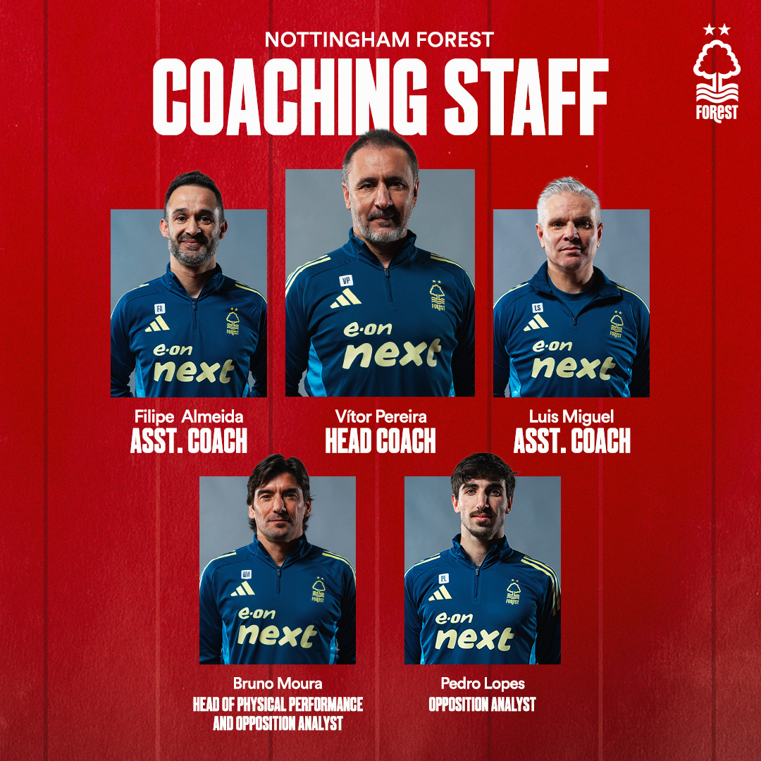 NFFC's tweet photo. Vítor Pereira's coaching staff. 👊 https://t.co/LIIir0EbLe
