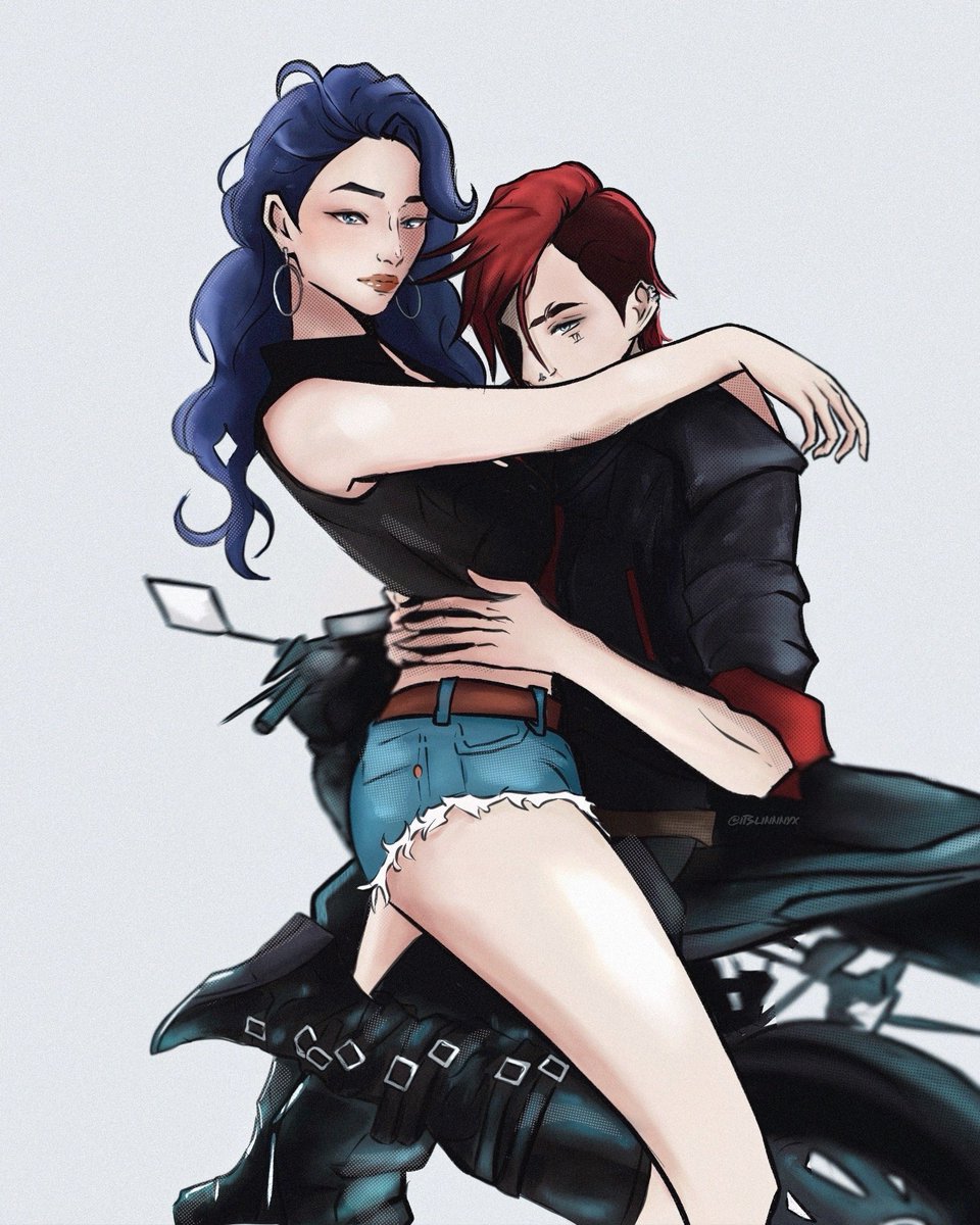 💙❤️ 
 #Caitvi #viarcane #Caitlyn #arcane #caitlynkiramman