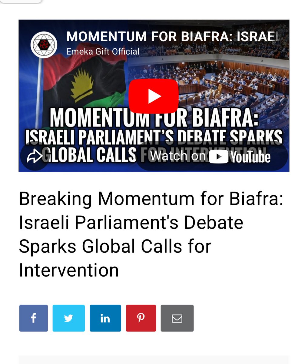 Breaking Momentum for #Biafra: #Israeli Parliament's Debate Sparks Global Calls for Intervention 
iconsnews.com/2026/02/breaki…
