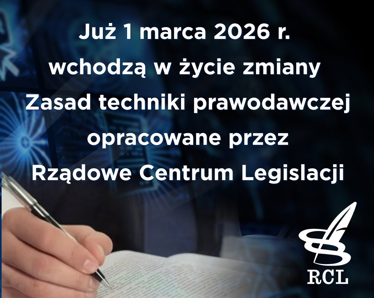 Rządowe Centrum Legislacji tweet media