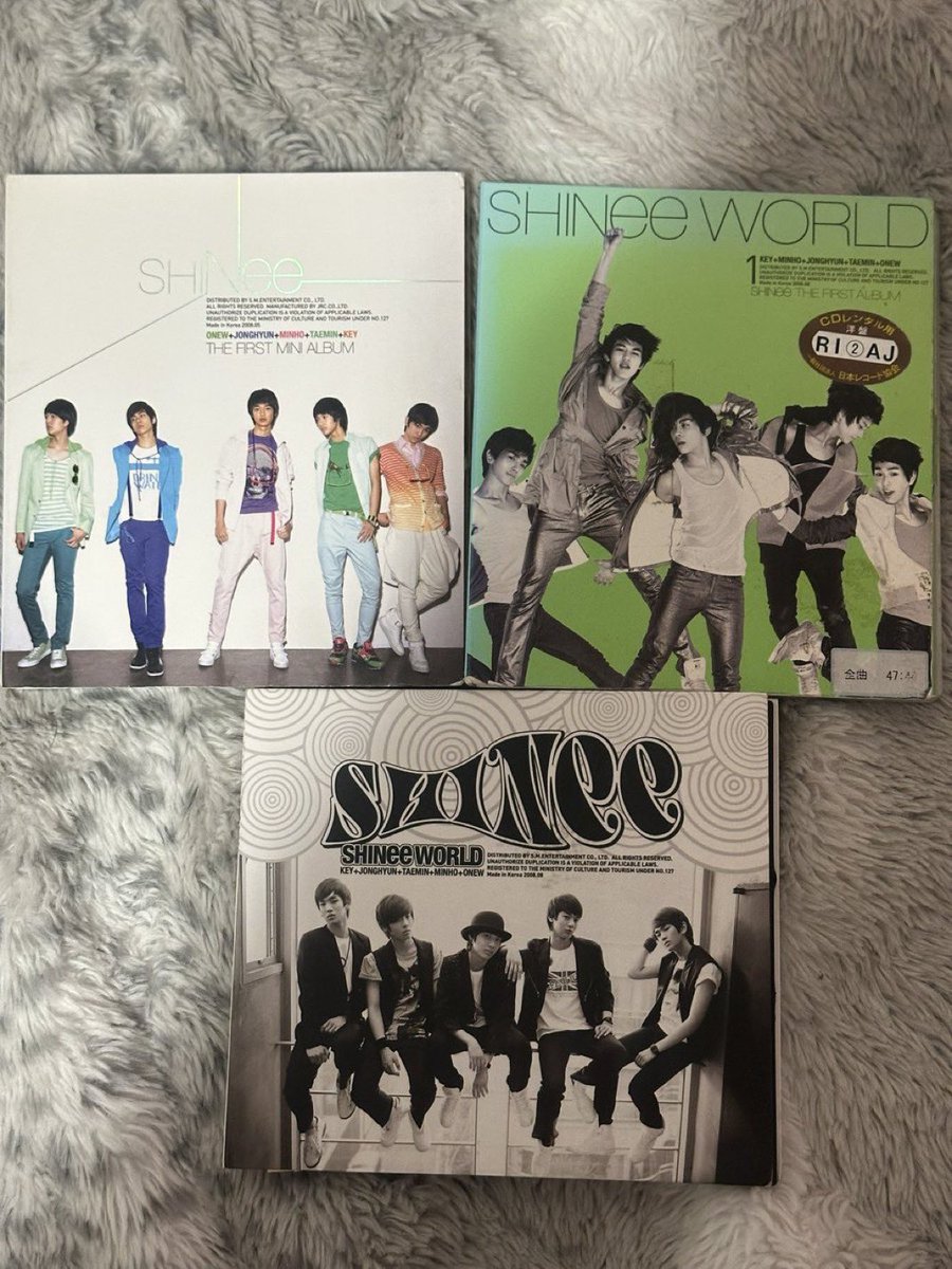 my signed shinee album collection my jonghyun collection and the