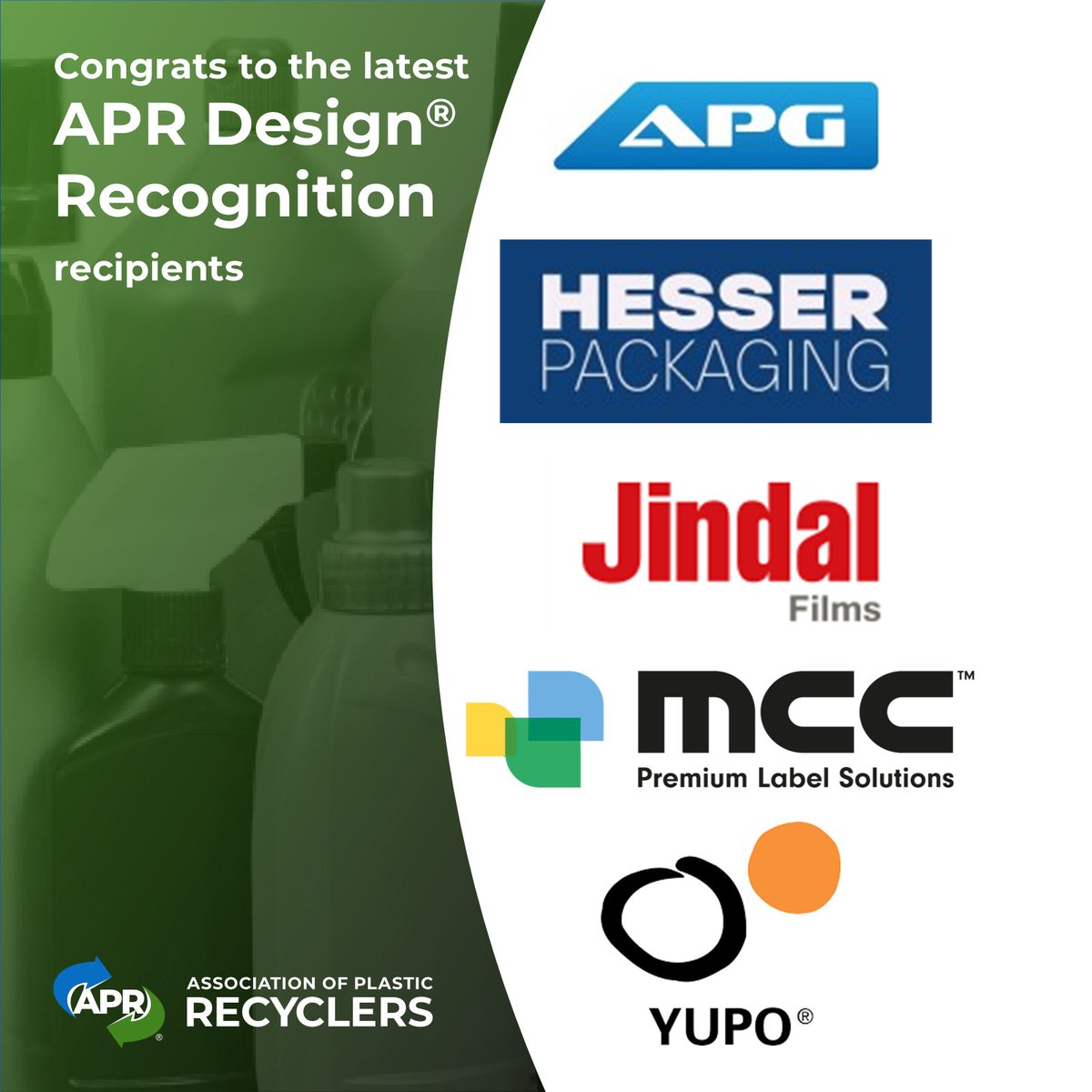 Association of Plastic Recyclers (APR) tweet media