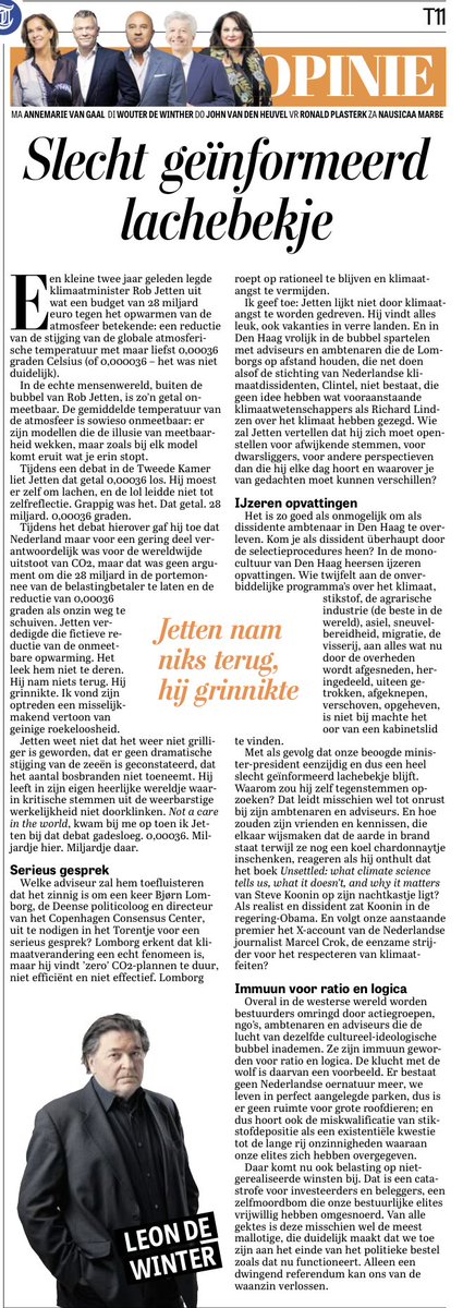Hear hear!📢
Een uitstekende column van Leon de Winter.

,,Alleen een dwingend referendum kan ons van de waanzin verlossen.”