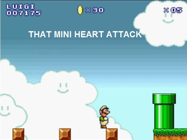 that mini heart attack