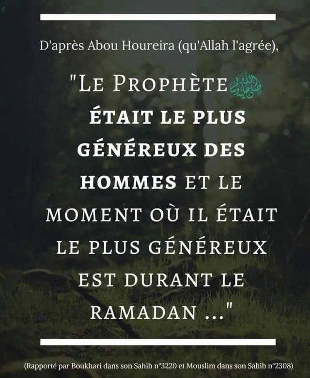 Thread SADAQA ⬇️

✨ Le Ramadan est un mois où nos récompenses sont décuplées, voici donc une liste de cagnottes fiables, n’hésitez pas à propager !

Et si vous ne pouvez pas donner, le Prophète a dit : « Celui qui montre un bien a la même récompense que celui qui l'a fait »