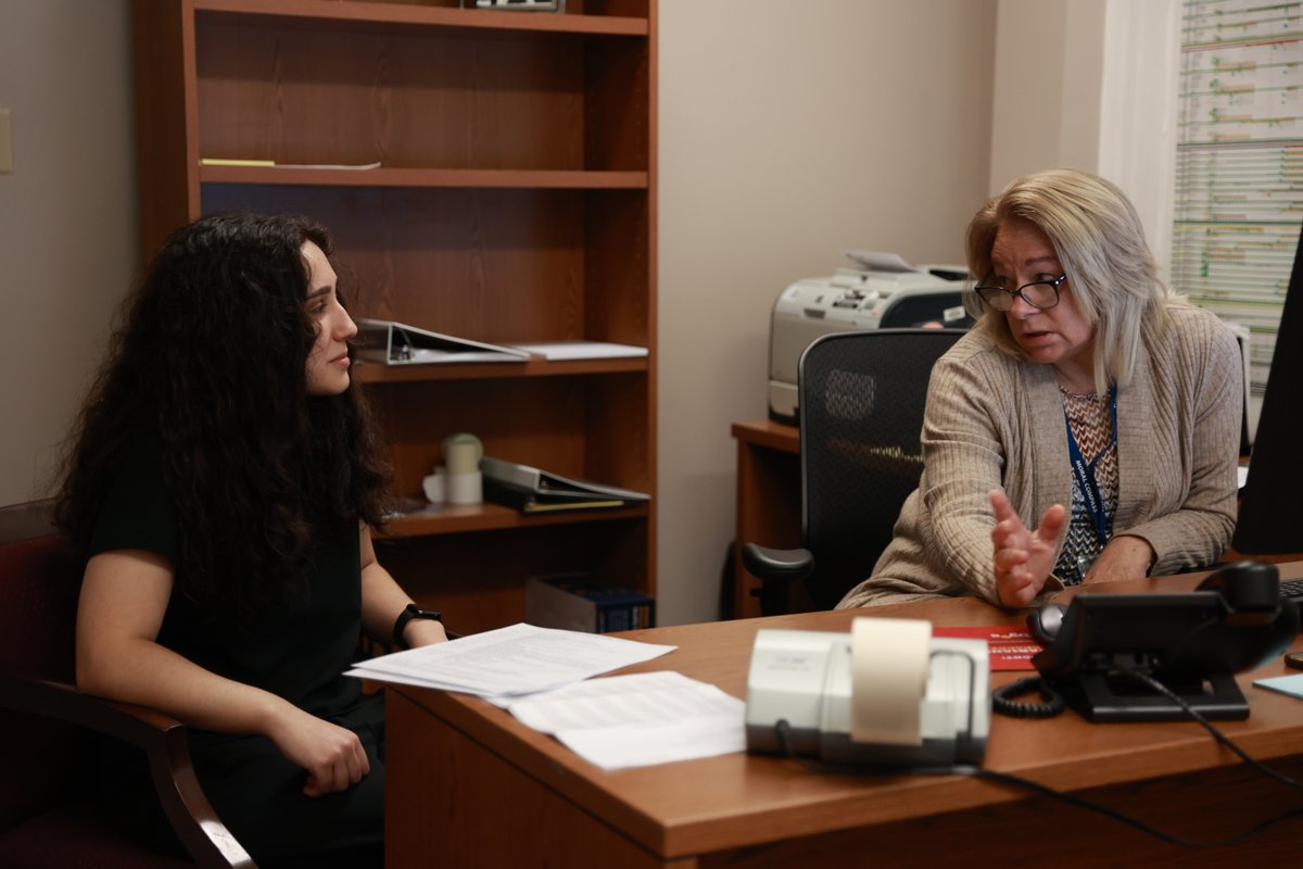 SBISD's tweet image. As part of #CTEMonth, students are gaining real-world exposure beyond the classroom. This week, Tamara, 11th grade student at Northbrook High School, shadowed SBISD Accounting to see how learning connects directly to professional careers! #SBISDProud