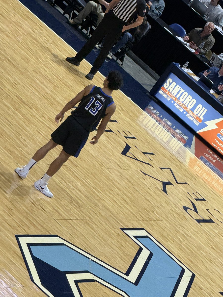 CoachDemetrious's tweet photo. Always good to pull up to college games to show my former @TNEBBallClub players @dionbrown1313 & @mifibiy (TNERI) love!! 

Great competitive game!!! Game came down to the wire!! The home team @RhodyMBB pulled off the upset against 18th ranked @SaintLouisMBB !!

Regardless of the outcome of the game, it was great to see these two young men playing on the collegiate level. 

Yes, these two make me feel pretty old, knowing them 5+ years since their high school days to them now almost finishing college. I’m glad I was able to witness their journey from the day I met them and they will always be family to me for life!! 

⚔️⚔️ 

#TNEFamily