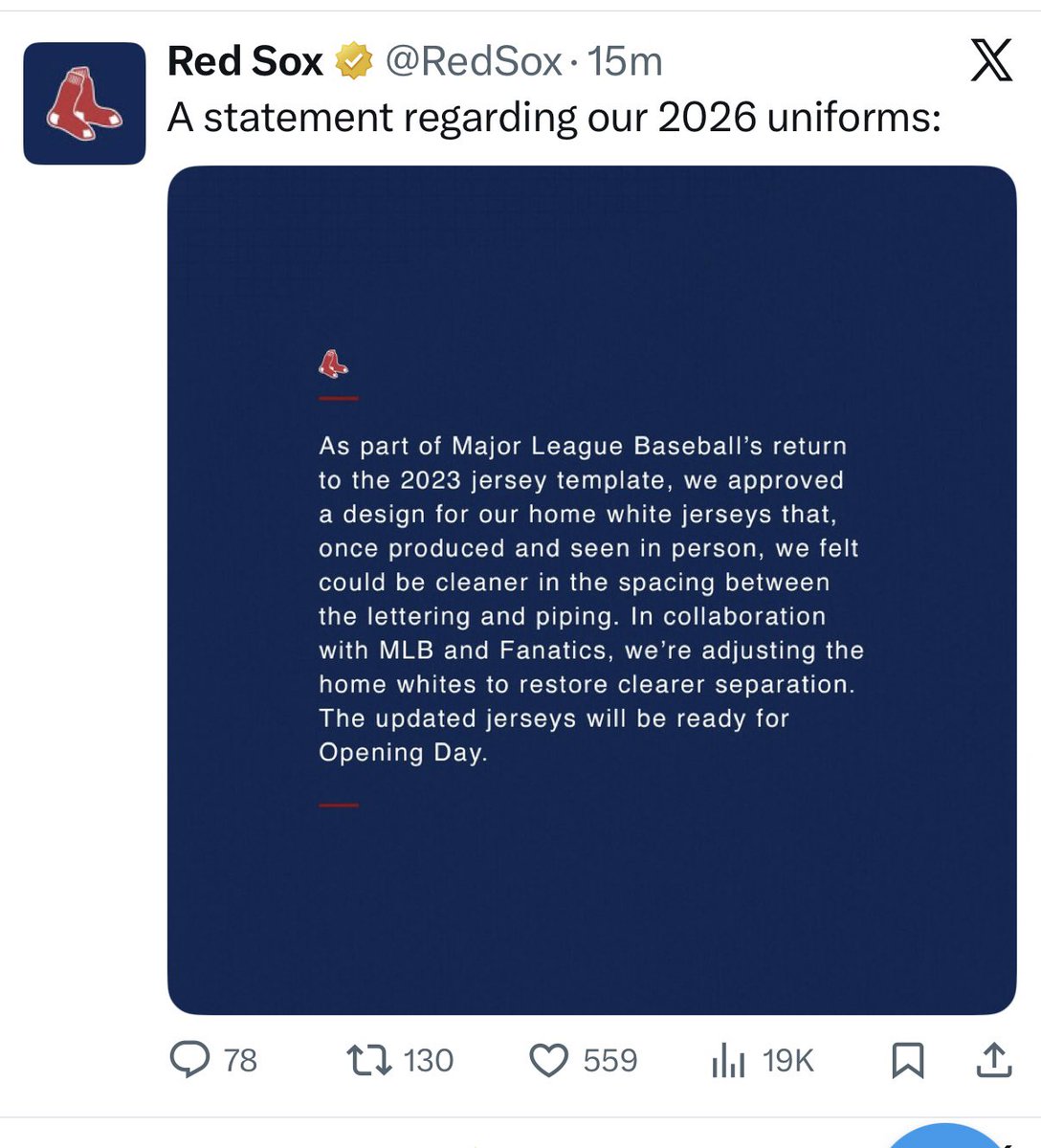stoolpresidente's tweet image. Did the Red Sox just post and delete a tweet saying their Fanatics jerseys sucked?    😂😂😂