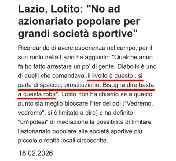 <a href="/Antonio_Tajani/">Antonio Tajani</a> <a href="/forza_italia/">Forza Italia</a> Puttane, spacciatori, criminali.

Ma in realtà donne, uomini, famiglie...
In poche parole

ELETTORI CHE AVETE PERSO

Ma è vero che #lotito non si espone al referendum per stretta vicinanza alle toghe rosse?
Avete una serpe seno?

A voi la risposta.

<a href="/FratellidItalia/">Fratelli d'Italia 🇮🇹</a> <a href="/LegaSalvini/">Lega</a>
