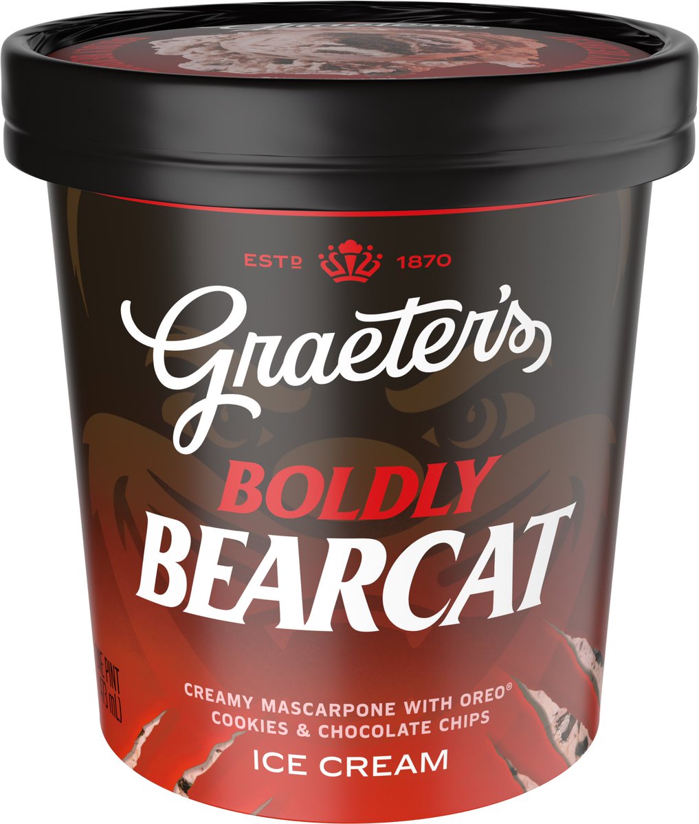 UC fans, here’s a look at our brand new Boldly Bearcat pint design! 👀 <a href="/uofcincy/">University of Cincinnati</a>