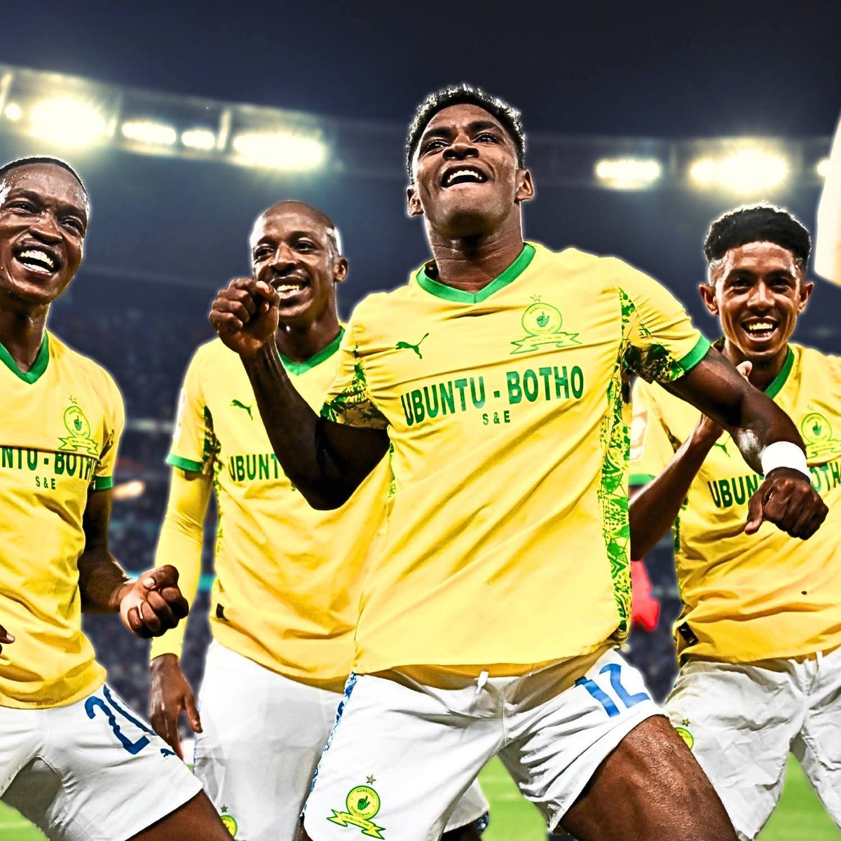 SundownsXtra_'s tweet photo. Brayan Leon Muniz, what a player 💛👆 https://t.co/7hjEaqqY2N