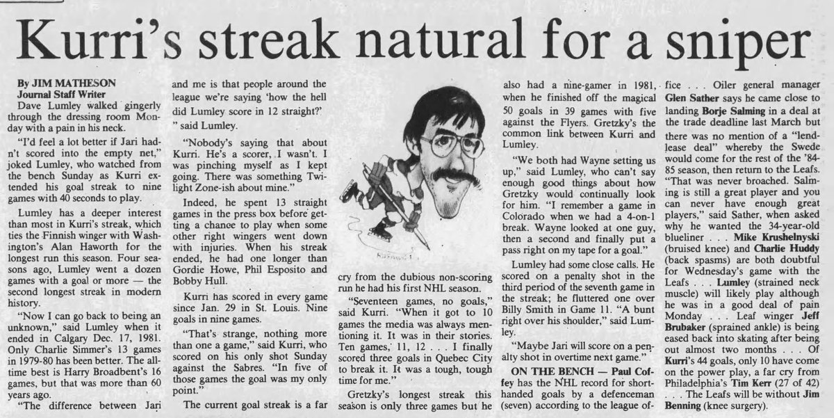 1986 Oilers Day by Day tweet media