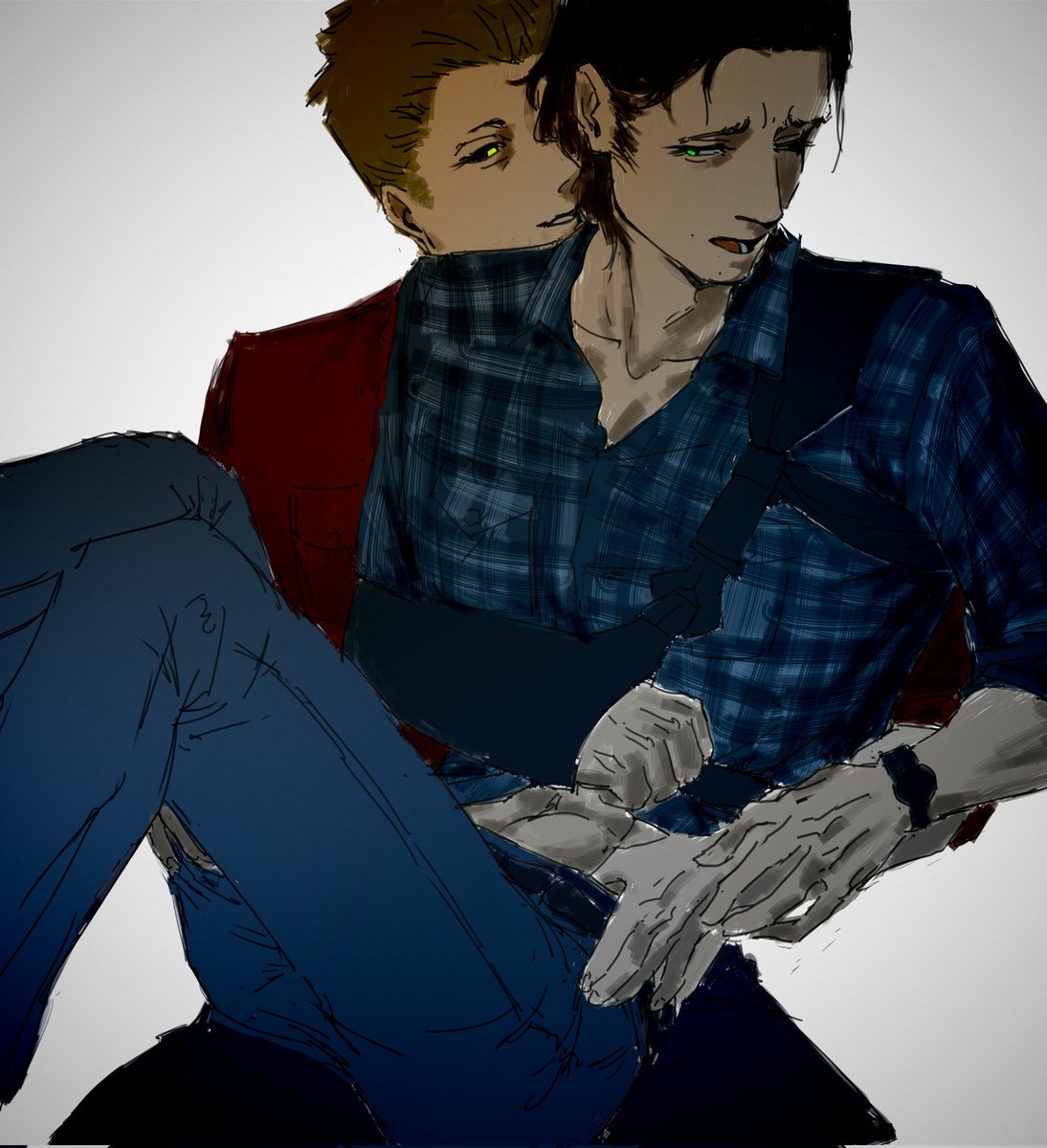 SAHx301's tweet photo. 给哥摸两把哥就不走了 #spn #Wincest https://t.co/qqz9NOFydE