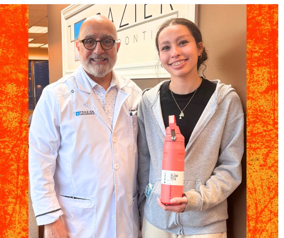 FrazierOrtho's tweet photo. Congratulations to this months lucky winner! #frazierortho #stanley #smiledesign #smilemore https://t.co/37iDEKqygD