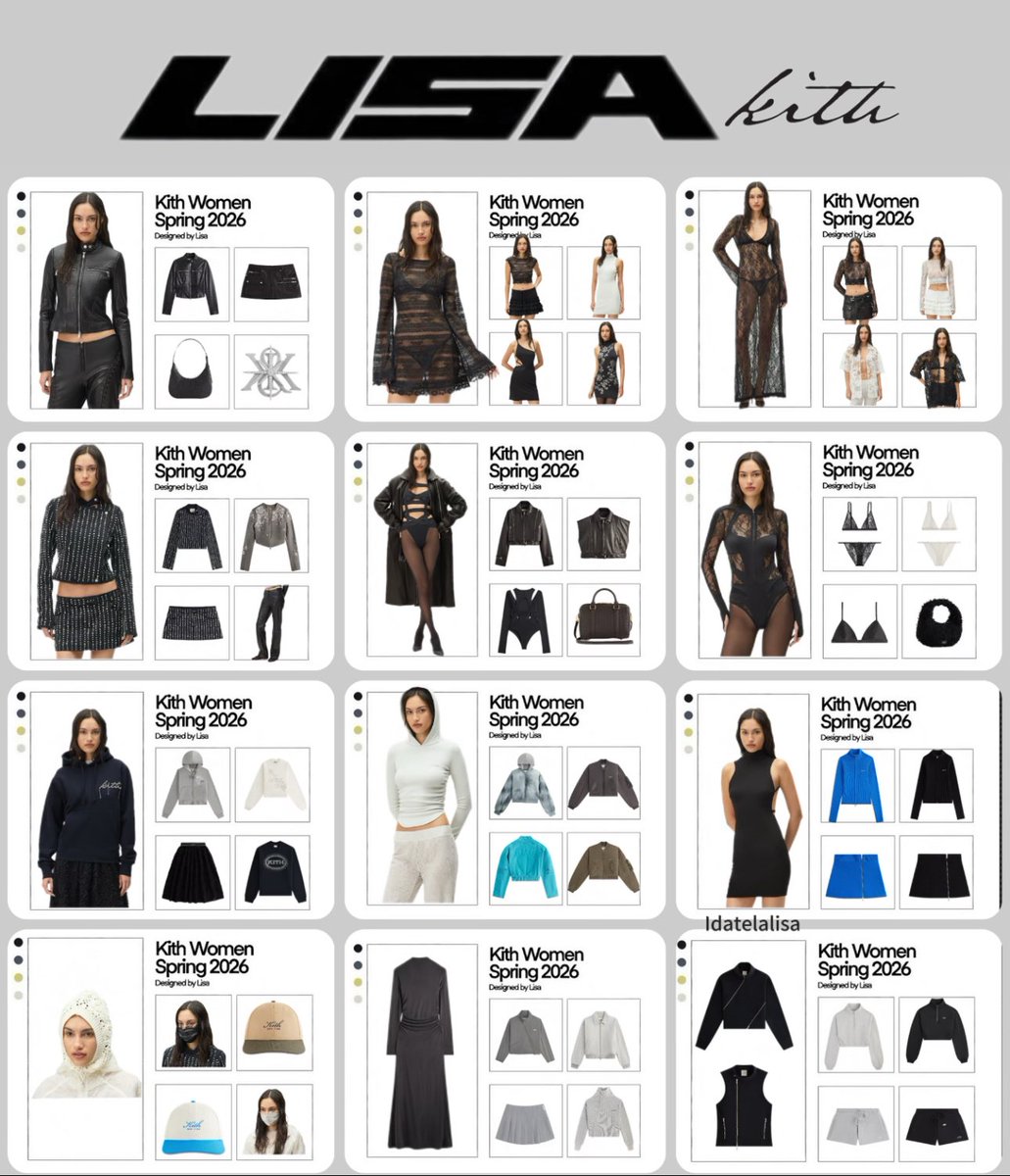 fully obsessed with this kith collection by lisa because you can definitely see she put all her creativity and style into every piece and it came out perfect