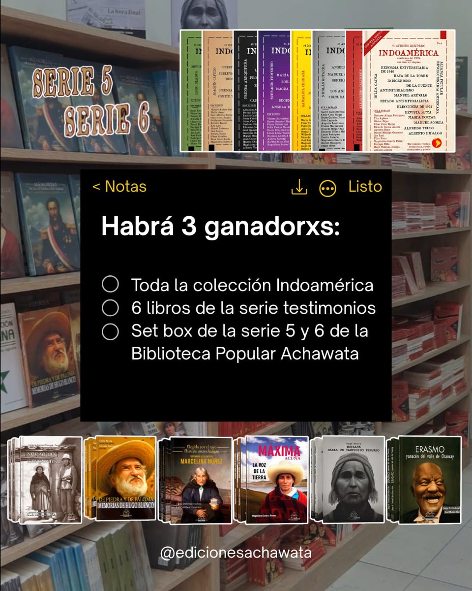 Ediciones Achawata tweet media