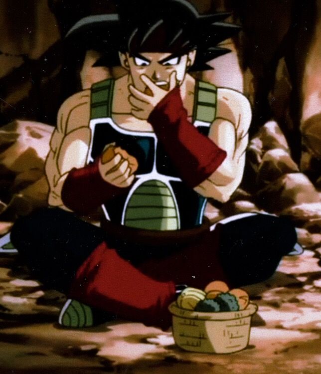 The lone warrior was just munching