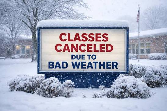 Due to bad weather, all ESL, LINC and FSL classes are cancelled tonight, February 18, 2026. 
Stay safe.