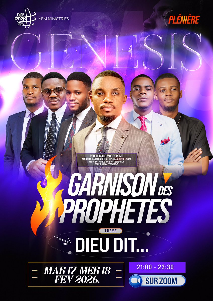 Mard_Mak7's tweet photo. Ça se passe maintenant!

PLÉNIÈRE GENESIS ll

INTERCESSION PROPHÉTIQUE AVEC LA GARNISON DES PROPHÈTES.

La salle est prête, le ciel est sur la terre.

Rejoins-nous par le lien et n’oublie pas ta foi.

https://t.co/yhHheR4iXo https://t.co/d3hzhJXuUJ