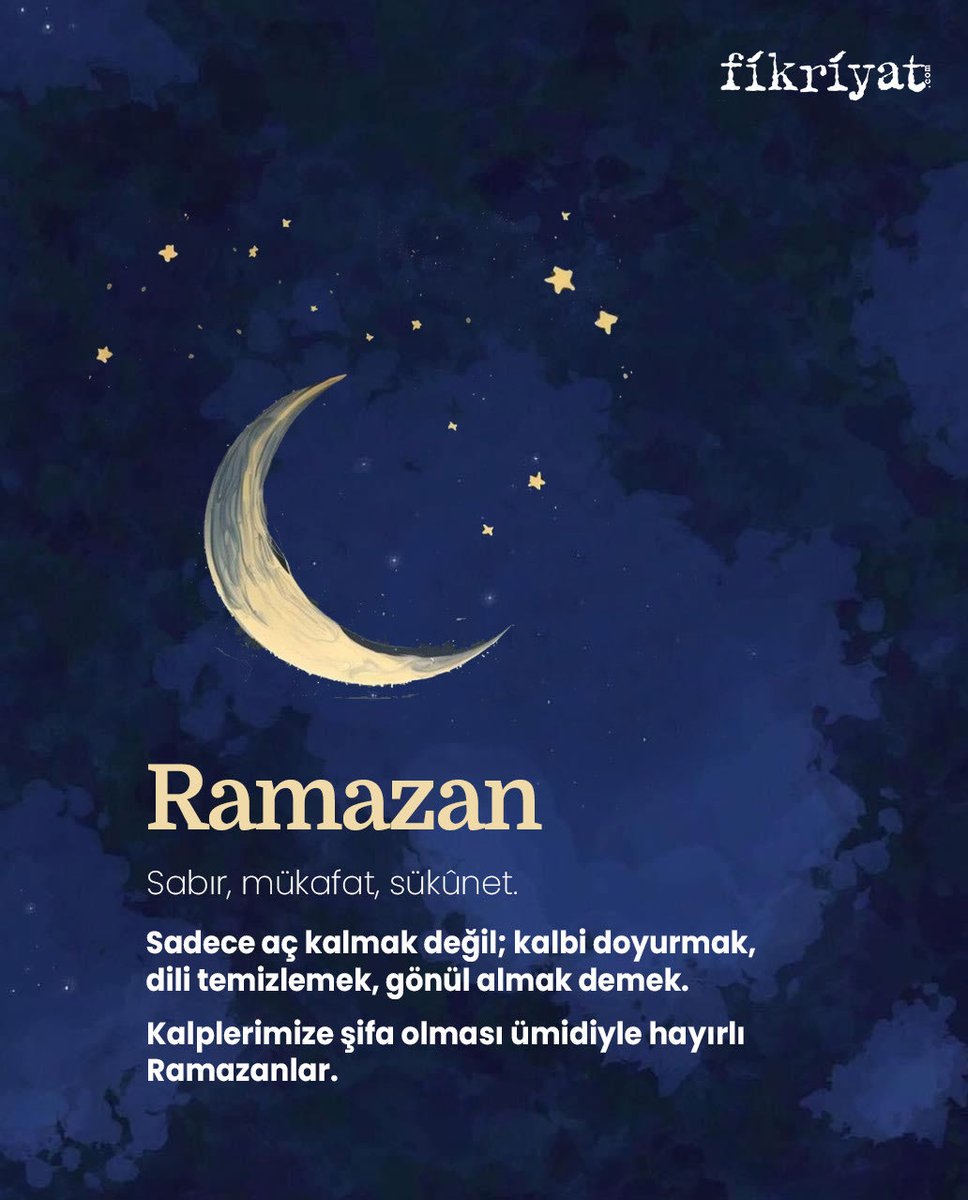 Hazır mıyız? 🌙🤍