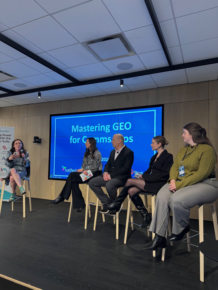 “Communications owns the source of truth [for GEO and AI].” Love this perspective from Marcel Goldstein at <a href="/Meltwater/">Meltwater</a>’s  GEO for Communicators on the “Helping CCOs Win AI Search” panel. 

It speaks to how different constituents within brands are trying to own the AI and GEO