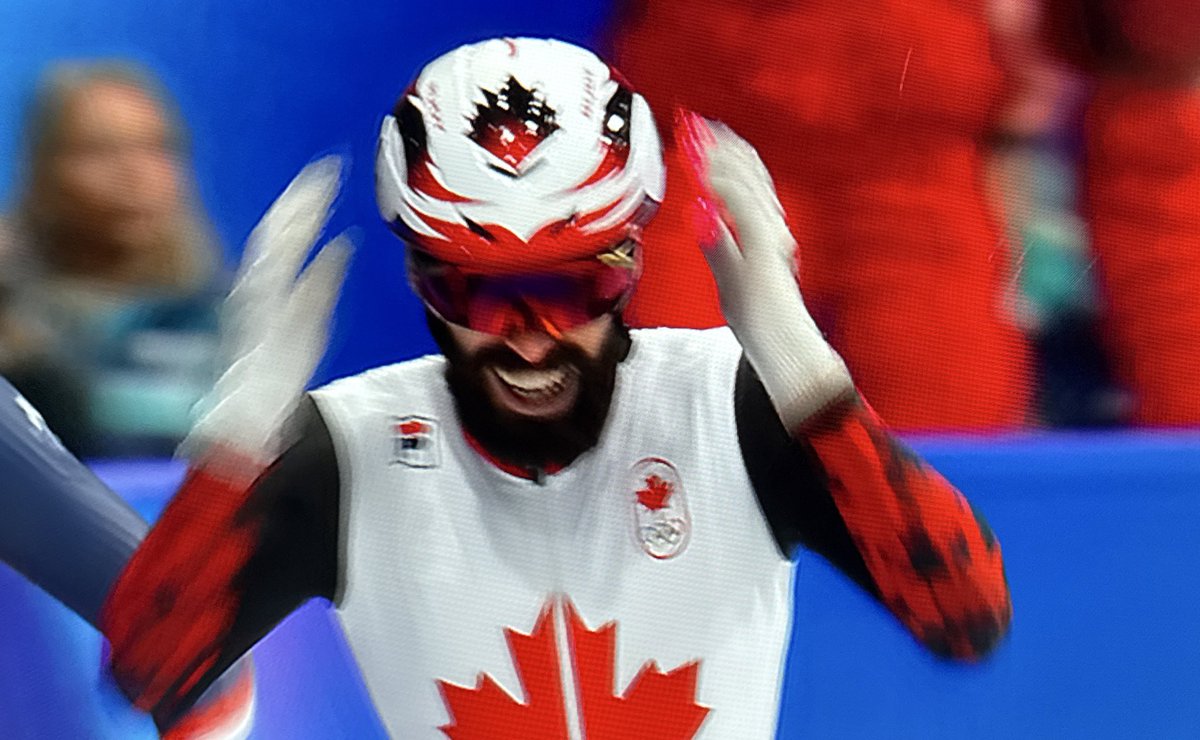 Devin_Heroux's tweet photo. GOLD FOR CANADA 🇨🇦 

STEVEN DUBOIS IS THE 500M OLYMPIC CHAMPION 

WHAT AN AMAZING RACE BY DUBOIS https://t.co/HnDInlidIN