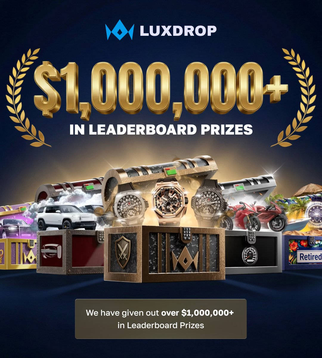 We have given out over $1,000,000 in Leaderboard Prizes 🤯

Like + RT for $50 💰