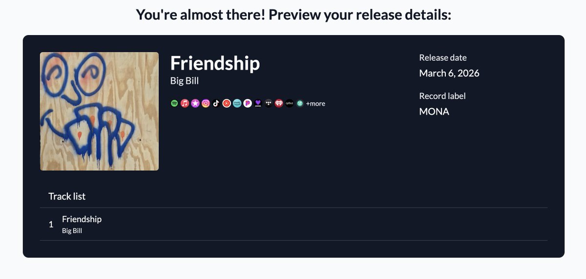 first single march 6