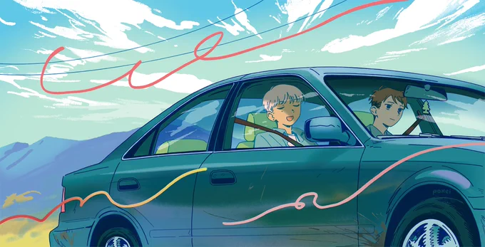 it's my birthday today!!!!! please look at my ocs going on a road trip
