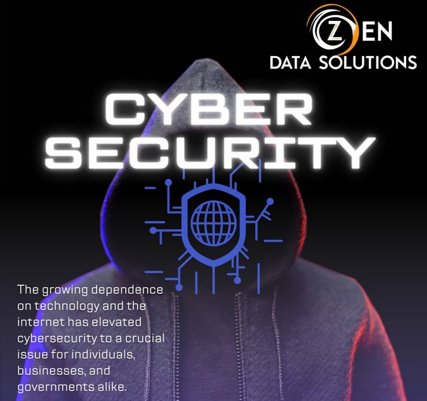 zendatasystems's tweet photo. The growing dependence on technology and the internet has elevated  cybersecurity to a crucial issue for individuals, businesses &amp;  governments alike. Talk to us, let's help you protect your data.  #ZenData #CyberSecurity #cloudsecurity https://t.co/pvoq7S8Aig