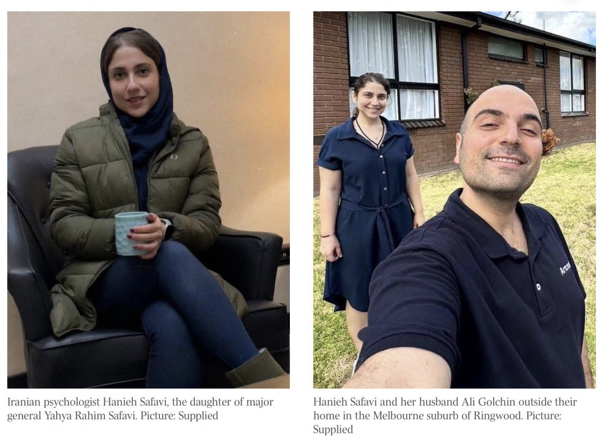 Nothing this Labor government does fills me with any sense whatsoever that they care about national security.  

Residency granted to daughter of sanctioned Iranian military henchman.

The daughter of a sanctioned ­Iranian military leader – who acted as an adviser to the