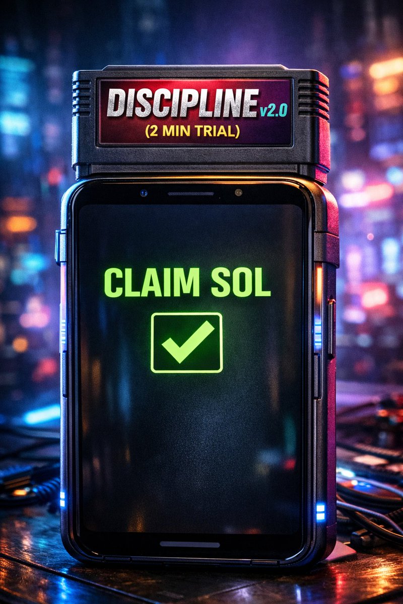FreeSolApp's tweet photo. If you’re reading this, you have enough time to claim your SOL.  

You just don’t have enough discipline. That’s fine. 

Borrow mine for 2 minutes: open wallet → claim SOL → close app. ✅

https://t.co/lxRA2wJPT3 https://t.co/A3eoyLPtB7