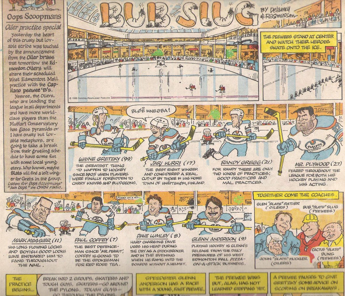 1986 Oilers Day by Day tweet media
