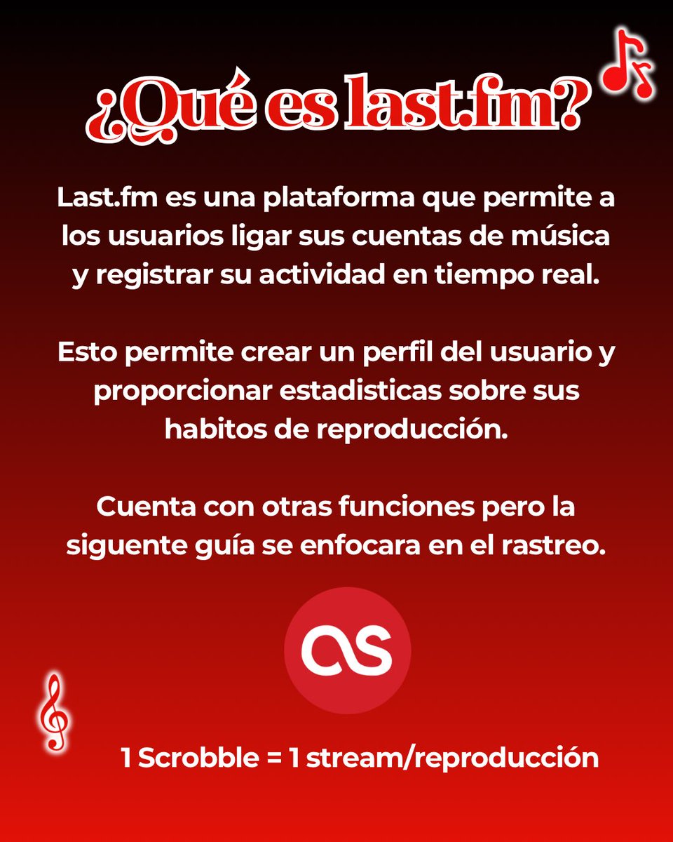 🧵| Hilo “Last.fm para principiantes”

🔗 last.fm 

Con el comeback cerca, necesitamos que todo ARMY aprenda a usar al menos esta plataforma para seguimiento/registro de su actividad. Les recuerdo que la entrega de cuentas, apoyo y sorteos para